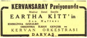 Eartha Kitt in Istanbul